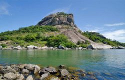 The monkey mountain Khao Takiab